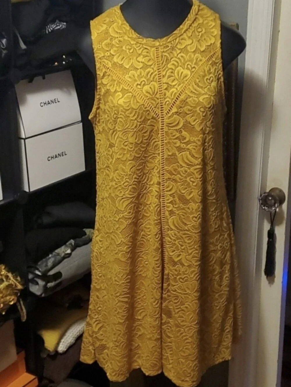 Liberty Love Dress in Mustard Yellow